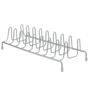 PLATE RACK VINYL COATED SILVER