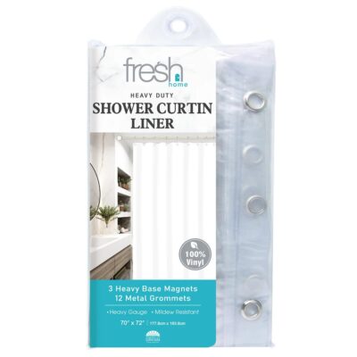 PVC SHOWER CURTAIN LINER 70X72" - Image 2