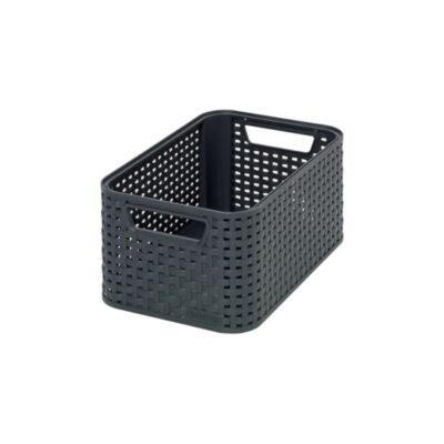 RATTAN BASKET MY STYLE 28.5X19.4X13 R GREY