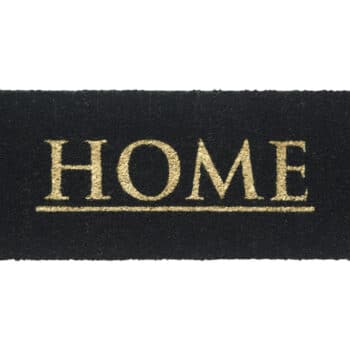 RUCO PRINT WELCOME MAT BLACK 26X75CM