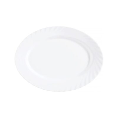 SERVING DISH TRIANON LUMINARC 35CM WHITE