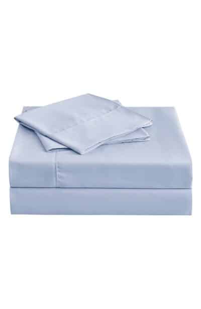 SHEET SET ANTI MICROBIAL MEDIUM BLUE TWIN - Image 2