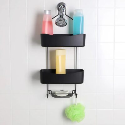 SHOWER CADDY WITH BLACK BASKETS - Image 3