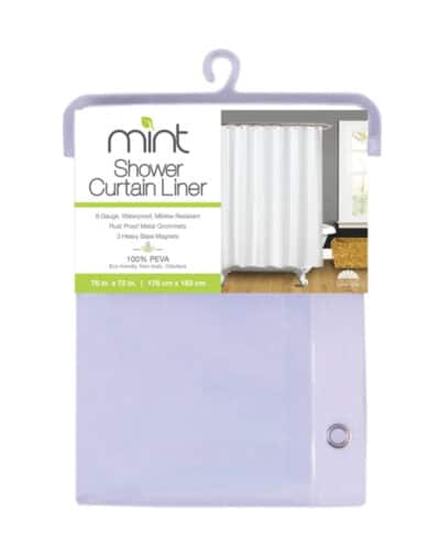 SHOWER CURTAIN LINER PEVA CLEAR - Image 2