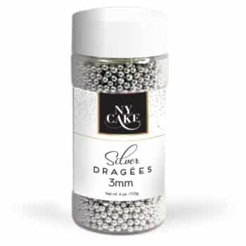 SILVER DRAGEES 3MM/4 OZ PACK