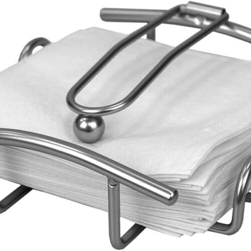 SIMPLICITY NAPKIN HOLDER FLAT W/ STOPPER
