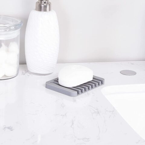 SOAP DISH SILICONE GRAY - Image 2