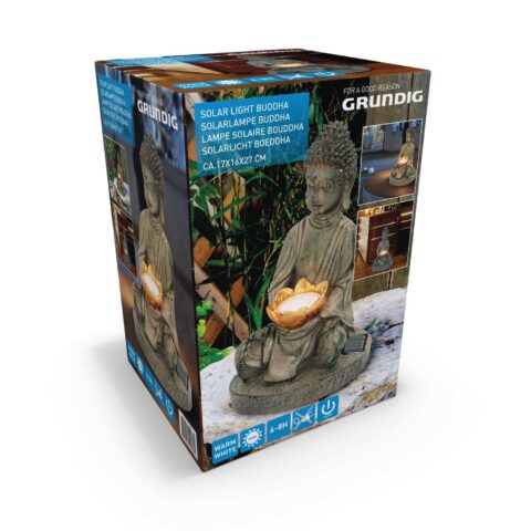 SOLAR LIGHT GARDEN BUDDHA GRUNDIG