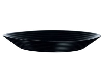 SOUP PLATE HARENA 23CM BLACK LUMINARC