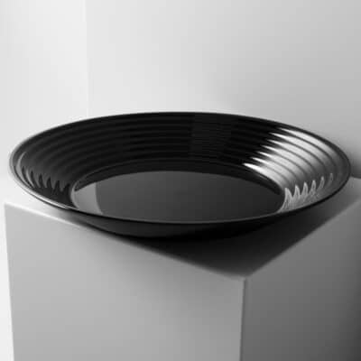 SOUP PLATE HARENA 23CM BLACK LUMINARC - Image 3