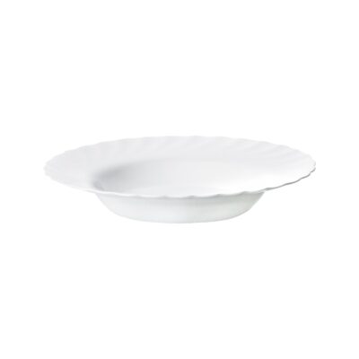 SOUP PLATE TRIANON LUMINARC 22.5CM WHITE