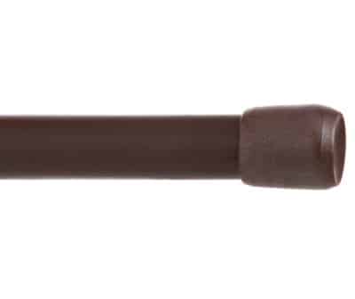 SPRING TENSION ROD CARLISLE 48-75" CHOCOLATE