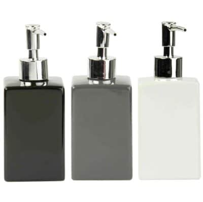 SQUARE CERAMIC SOAP DISPENSER
