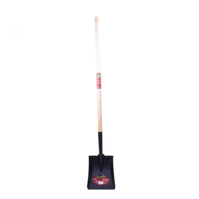 SQUARE MOUTH SHOVEL 46" HARDWOOD HANDLE