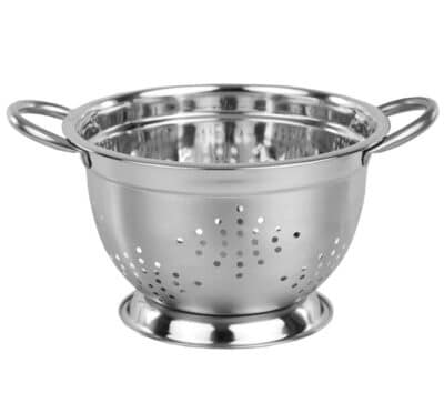 STAINLESS STEEL DEEP COLANDER 3 QUART