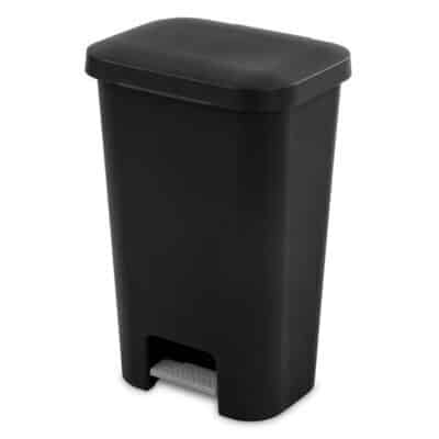 STERILITE 11.9 GALLON STEP-ON WASTEBASKET