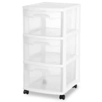 STERILITE 3 DRAWER CART