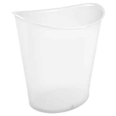 STERILITE 3 GALLON GREY OVAL WASTEBASKET