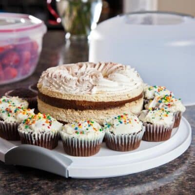 STERILITE CAKE SERVER CARRY CASE CLEAR - Image 2