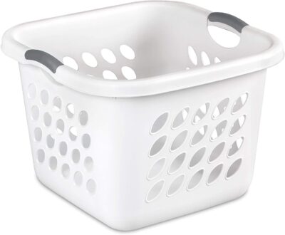 STERILITE LAUNDRY BASKET WHITE 53L - Image 2