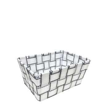 STORAGE BASKET WEAVE 19X14X9CM