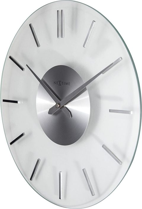 STRIPE GLASS WALL CLOCK NEXTIME