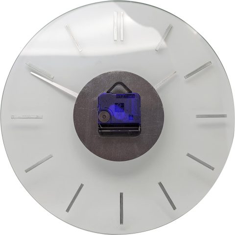 STRIPE GLASS WALL CLOCK NEXTIME - Image 2