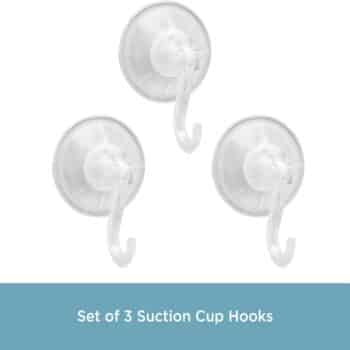 SUCTION CUP HOOK 3PK