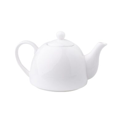 TEA POT WHITE 330ML KUBIKO AMB