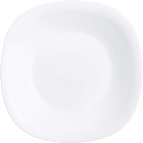TEMPERED NEO CARINE WHITE DESSERT PLATE 19.5CM
