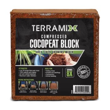 TERRAMIX COMPRESSED COCOPEAT BLOCK 5KG
