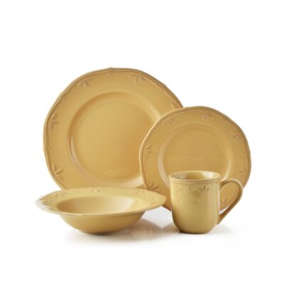 THOMSON 16PC DINNERWARE SET SICILY CARAMEL