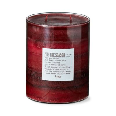 TIS THE SEASON SCENTED CANDLE WIDE - Image 3