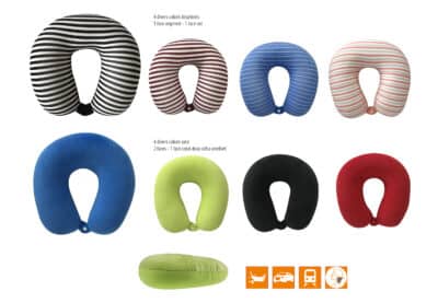 TRAVEL NECK PILLOW ASSORTED COLOUR