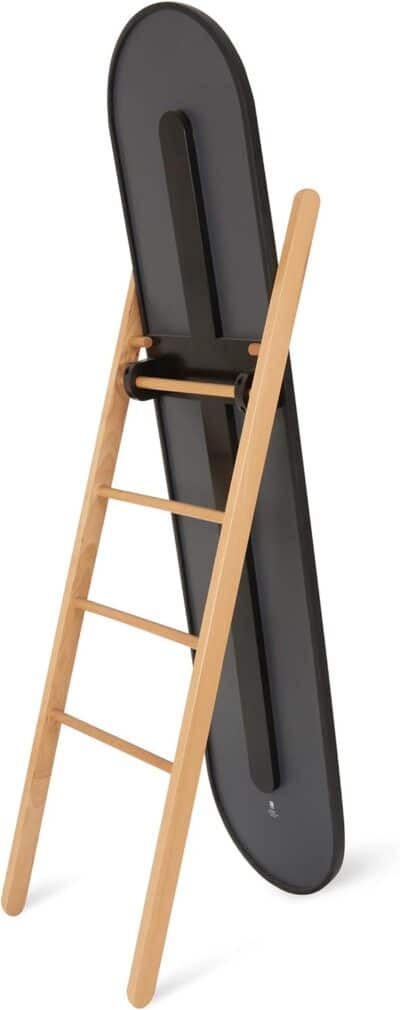 UMBRA HUB FLOOR LENGTH MIRROR - Black - Image 3