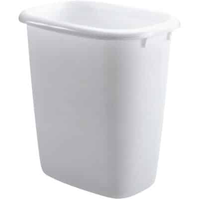 VANITY WASTEBASKET 3.5 GALLON/13.6L WHITE