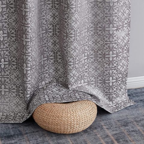 VENETIAN PRINTED BLACKOUT GROMMET CURTAIN 54"X84" - Image 4