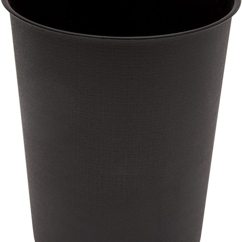 WASTE PAPER BASKET METAL MESH BLACK