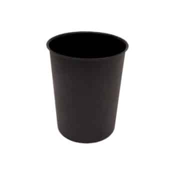 WASTE PAPER BASKET PLASTIC BLACK