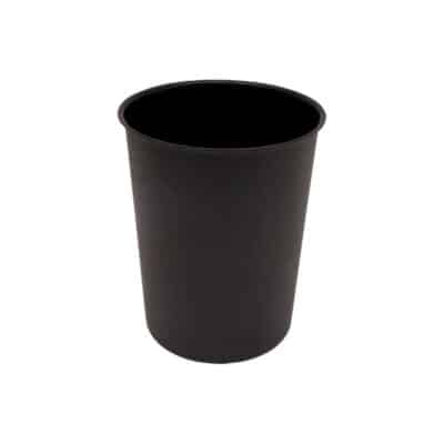 WASTE PAPER BASKET PLASTIC BLACK