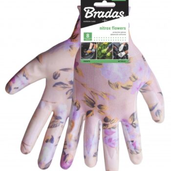 WORK GLOVES NITROX FLOWERS SIZE 8