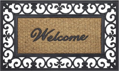 WROUGHT IRON DOOR MAT 18X30"