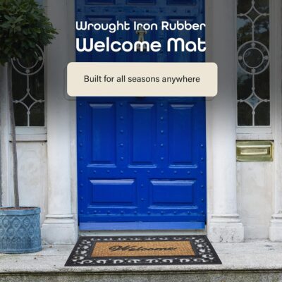 WROUGHT IRON DOOR MAT 18X30" - Image 2