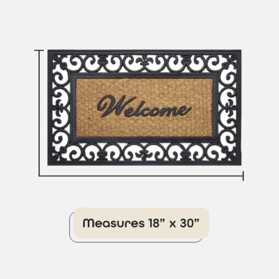 WROUGHT IRON DOOR MAT 18X30" - Image 3
