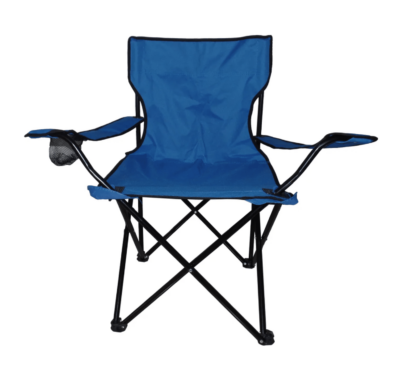 XL ARMREST CAMPING CHAIR W/CUP HOLDER