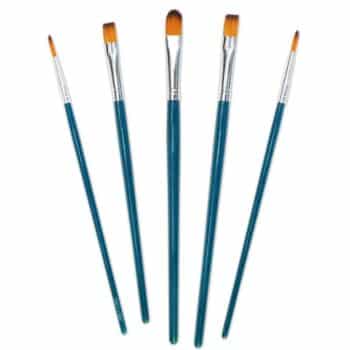ROUND & FLAT BRUSH SET OF 5