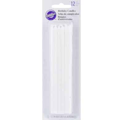 SET OF 12 SPARKLE BIRTHDAY CANDLES  - WILTON