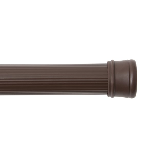 SHOWER ROD 36-63" CHOCOLATE