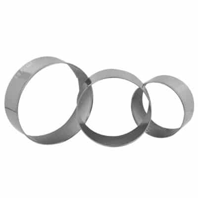 S/S CUTTER SET 3PC ROUND