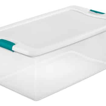 STERILITE 100L LATCHING BOX CLEAR